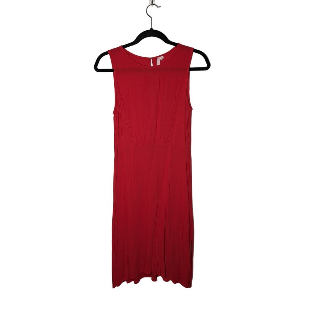 Vintage Reformed Urban Outfitters Knee Length Red Dress